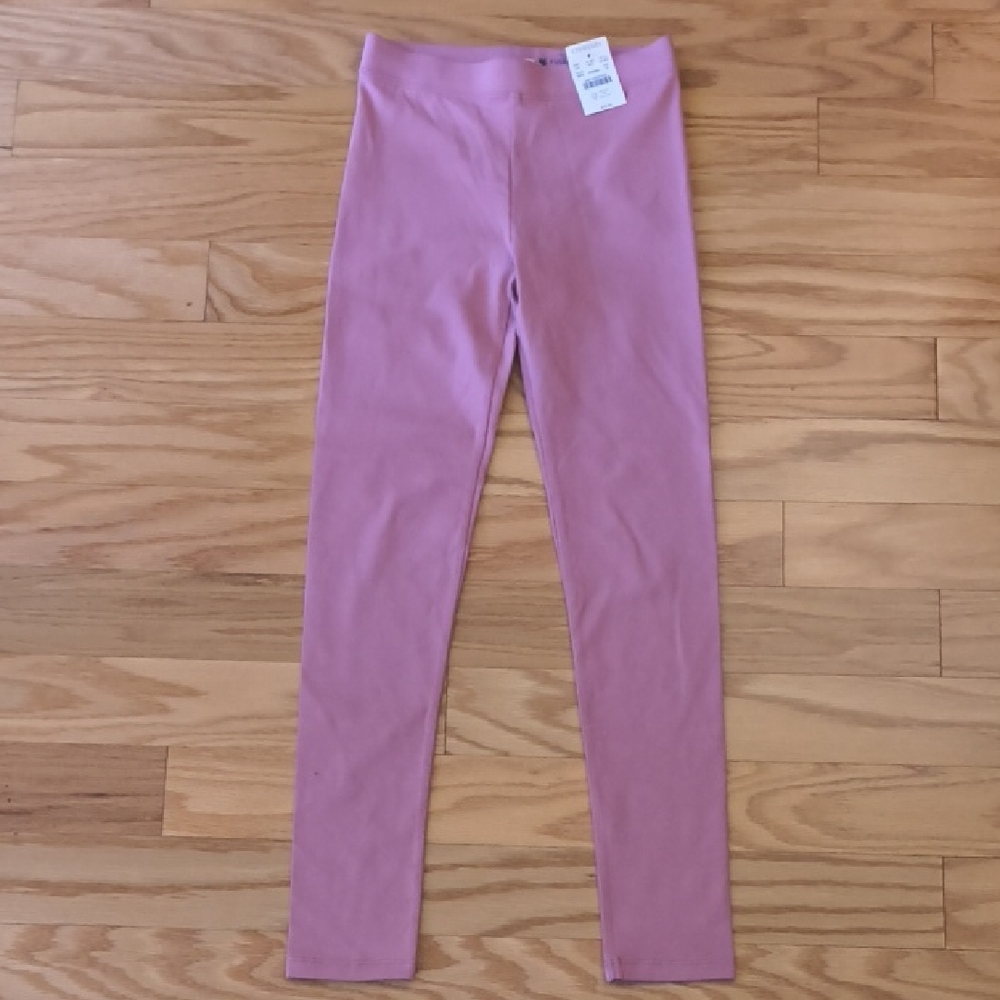 Crewcuts Mauve Pink Stretch Full Length Leggings Size 12 NWT